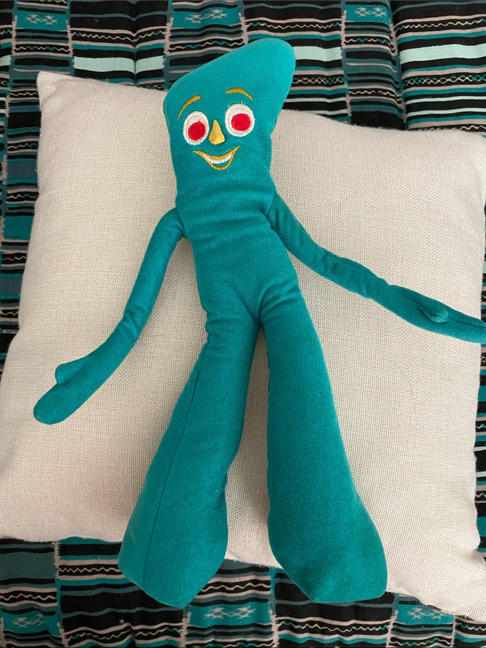 Vintage Poseable 1982 Gumby Plush Doll